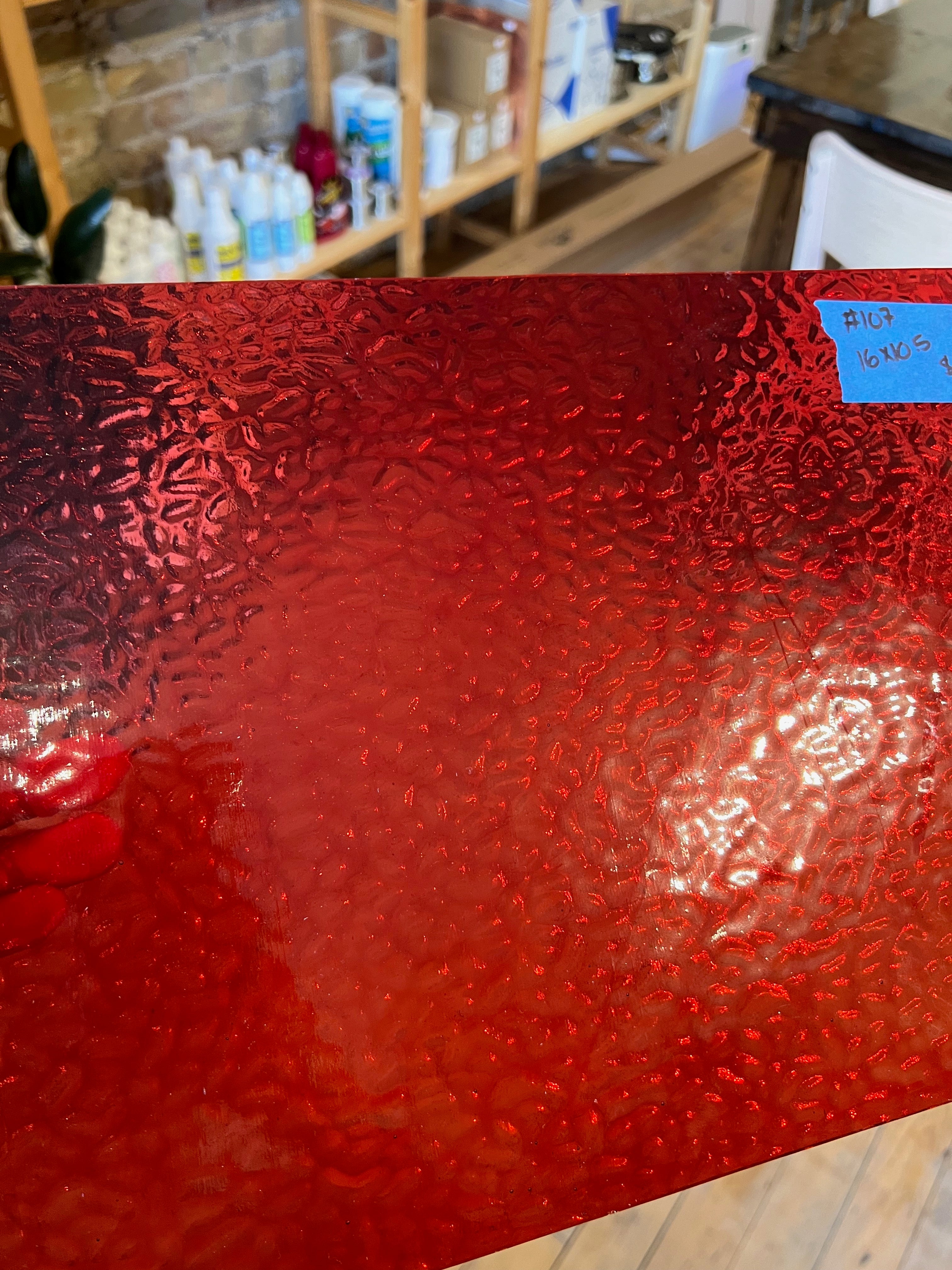 [#107] Wissmach Rose Red English Muffle