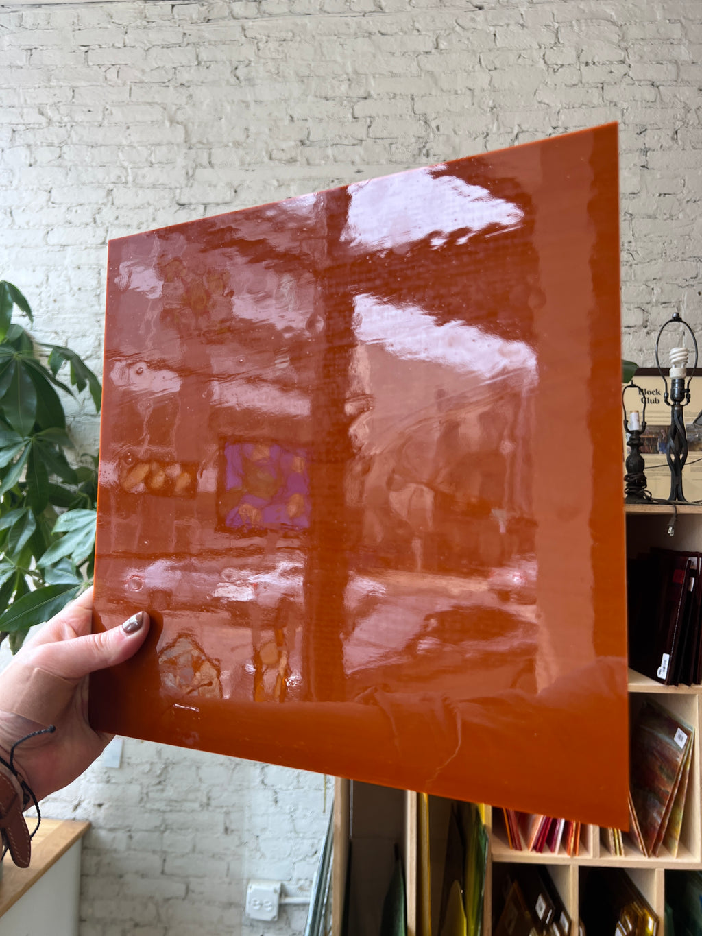[#205] Oceanside Terra Cotta Opalescent
