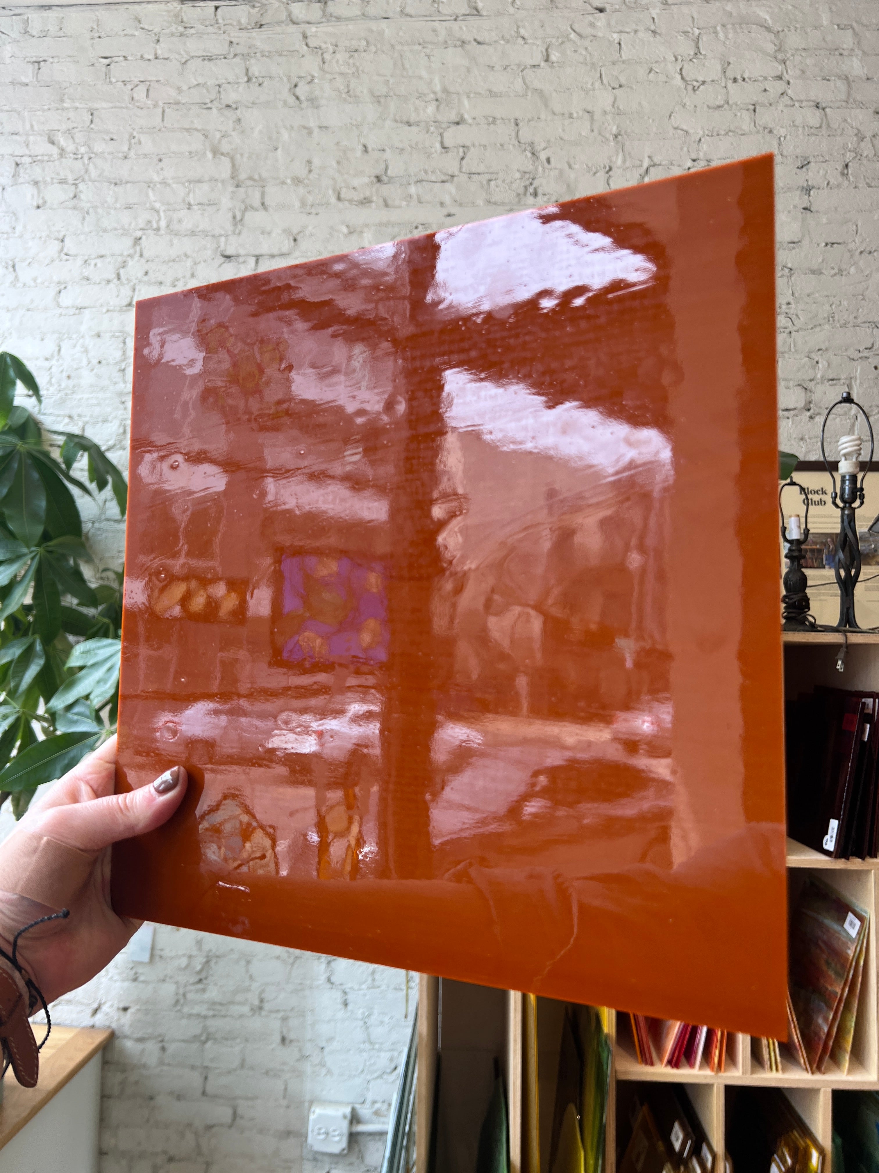 [#205] Oceanside Terra Cotta Opalescent