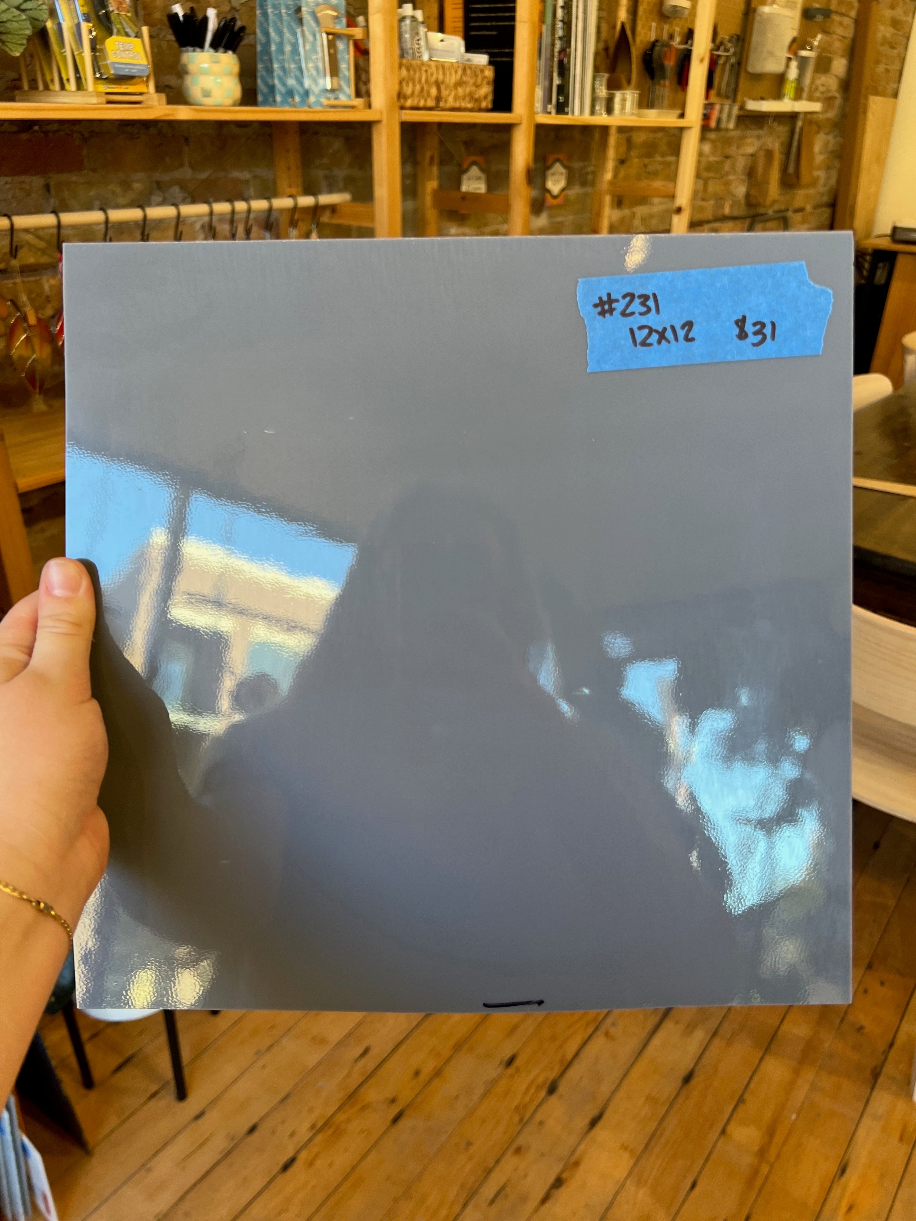 [#231] Oceanside Pewter Opal Fusible