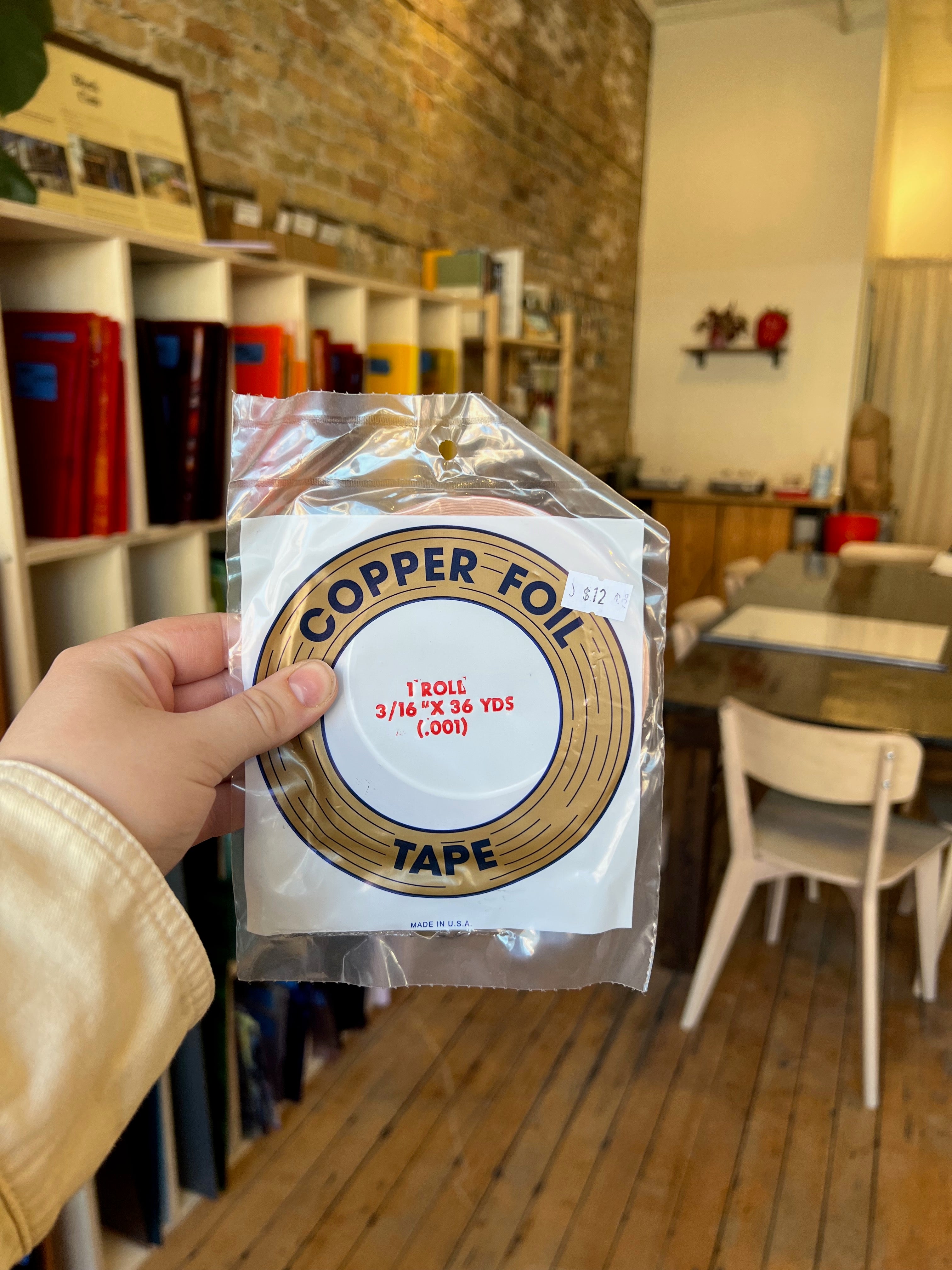 Copper Foil Tape (Copper Backed)