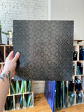 [#701] Van Gogh Glass Black Sparkle on Flora