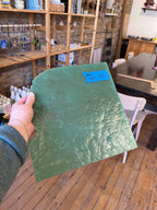 [#411] Youghiogheny Pale Green Ice Stipple