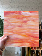 [#204] Oceanside White/Orange Fusible