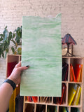 White and Mint Green Wispy