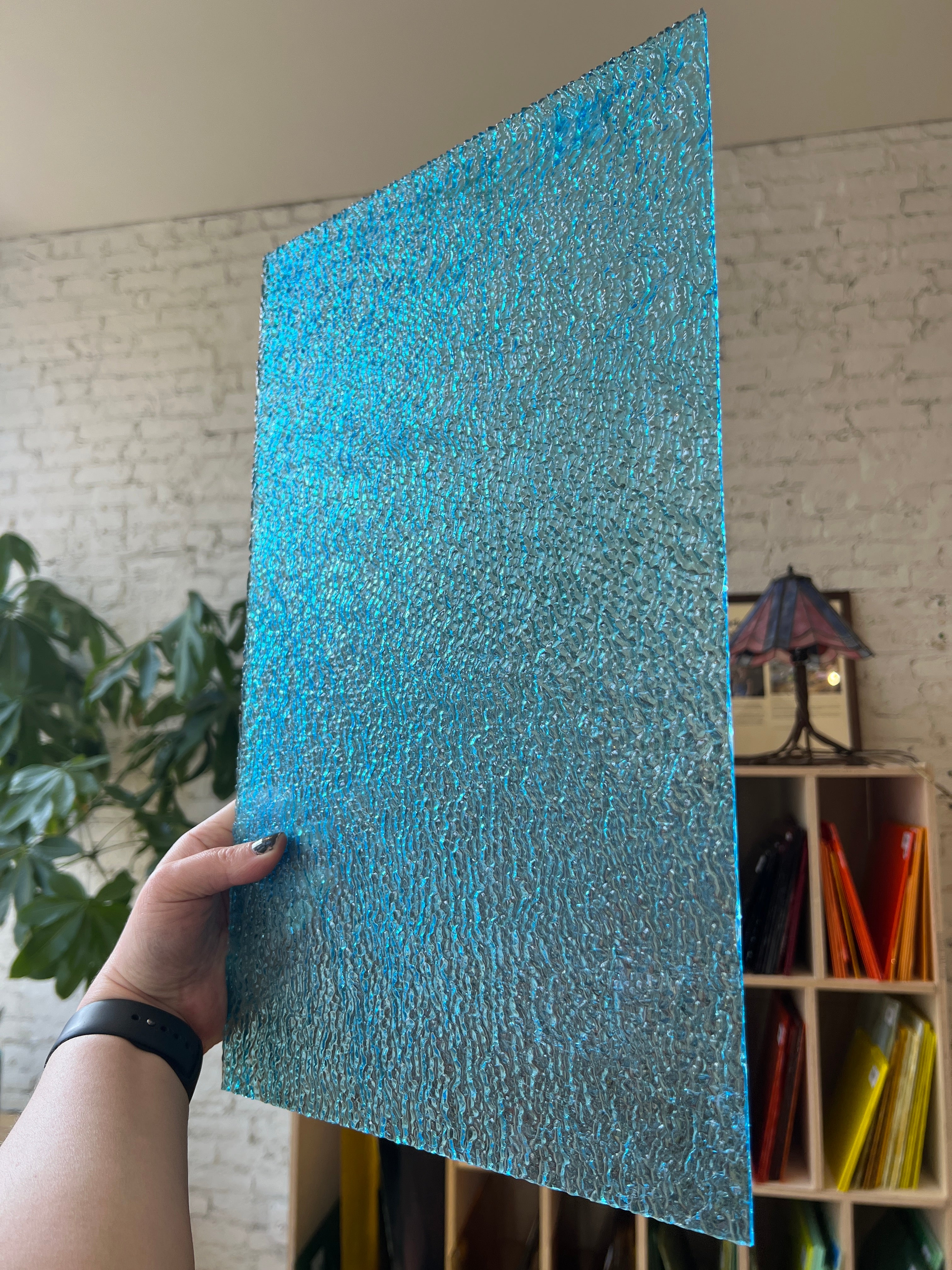 Kokomo Tight Ripple Pale Peacock Blue