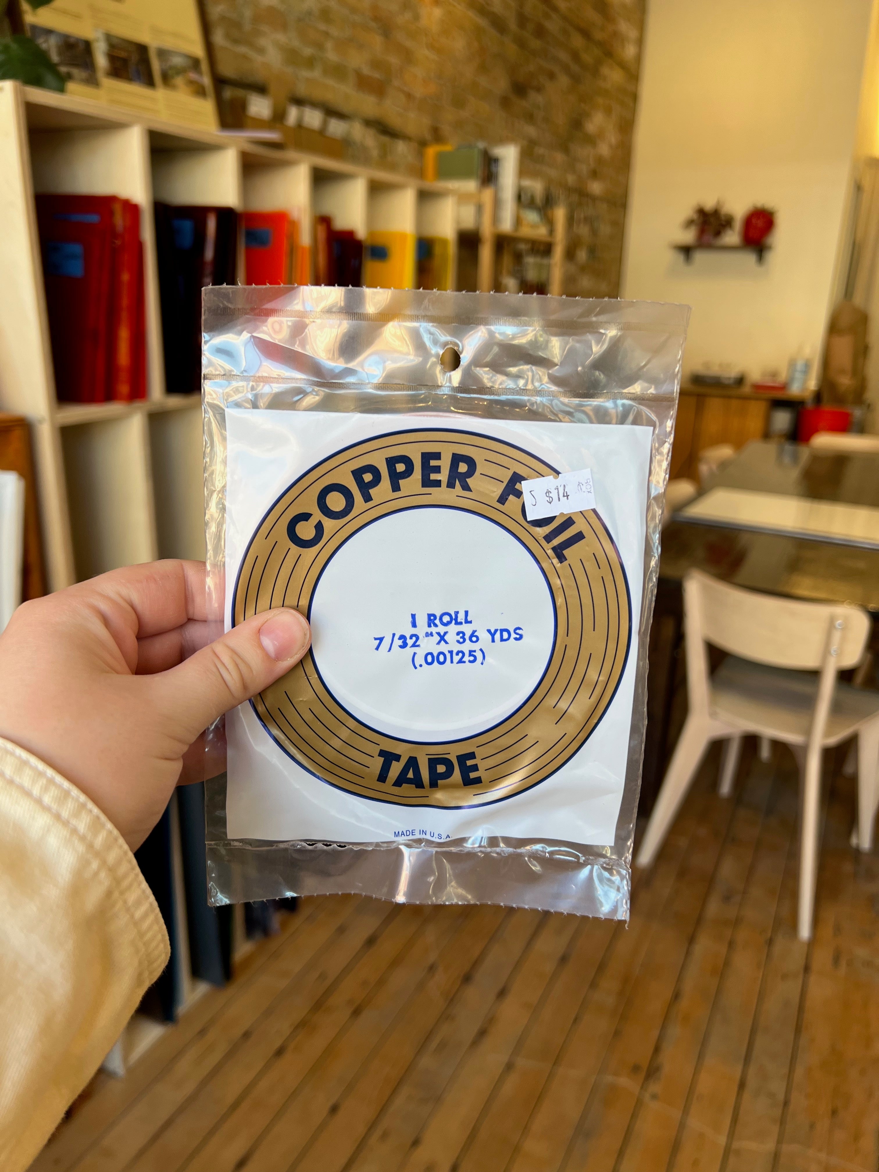 Copper Foil Tape (Copper Backed)