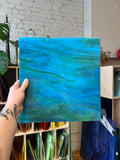 [#481] Youghiogheny Turquoise, Cobalt Blue, Green Mottled
