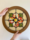 Leaded Chicago Floral Tile #2