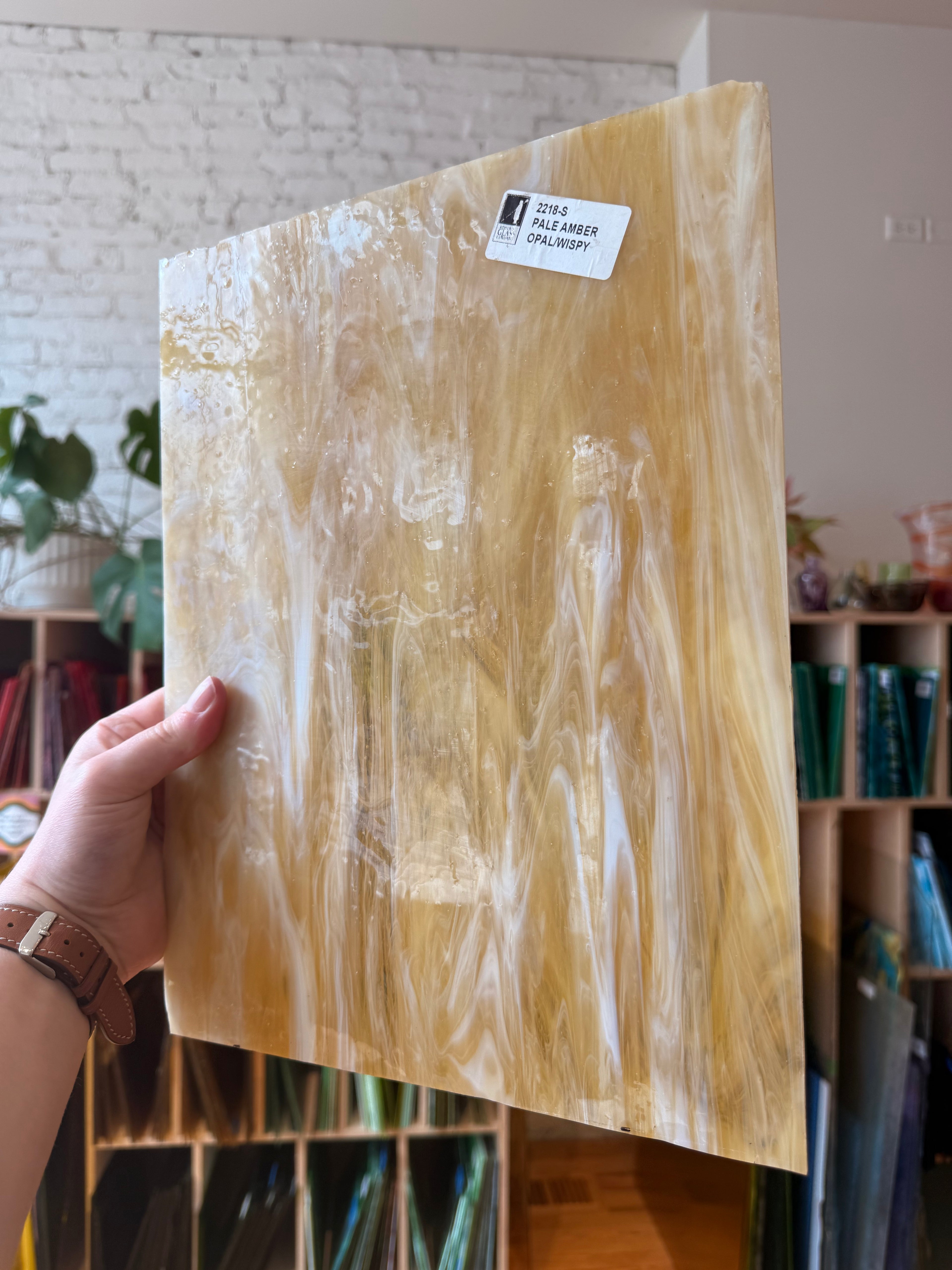 Armstrong Pale Amber Opal Wispy
