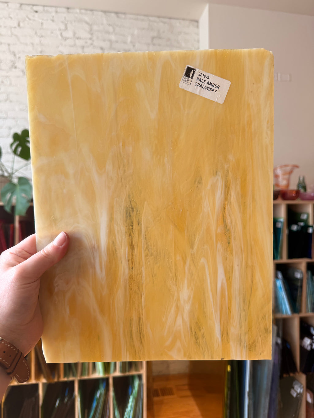 Armstrong Pale Amber Opal Wispy