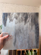 [#488] Youghiogheny White Stipple Steel Grey