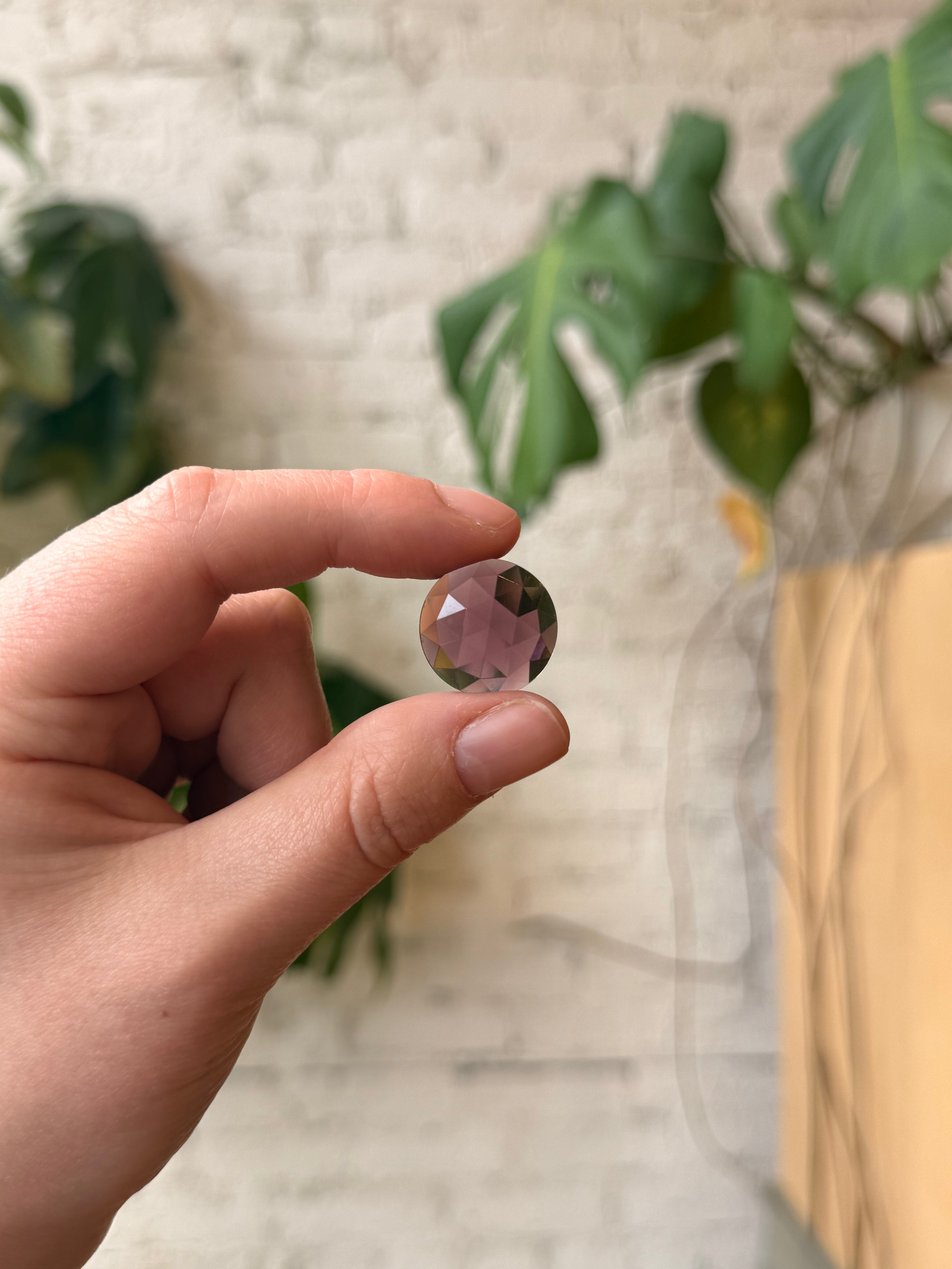 Round Faceted Jewel (20mm)