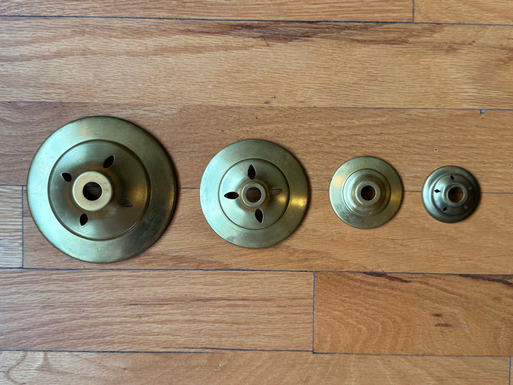 Antique Brass Lamp Caps