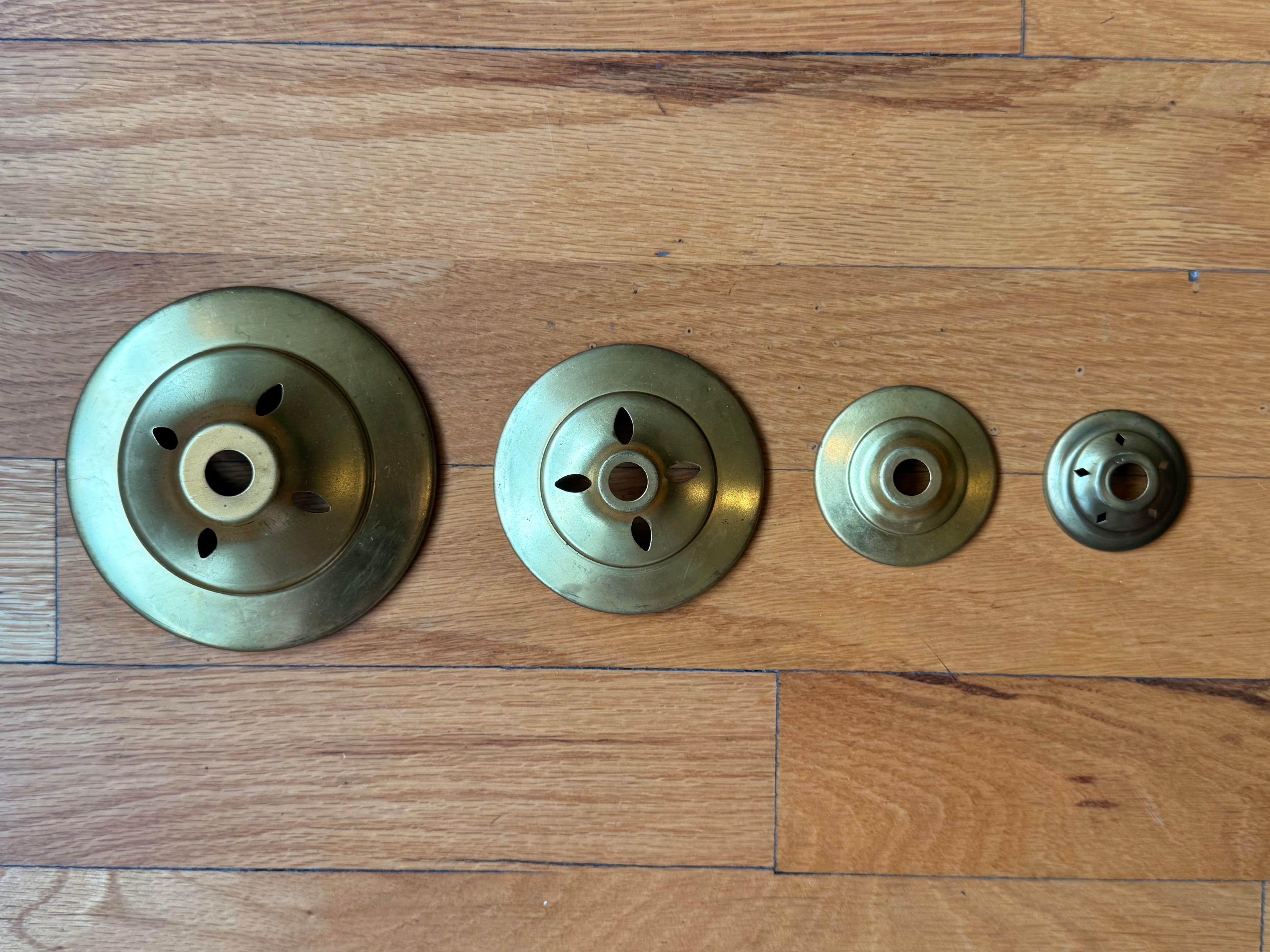 Antique Brass Lamp Caps