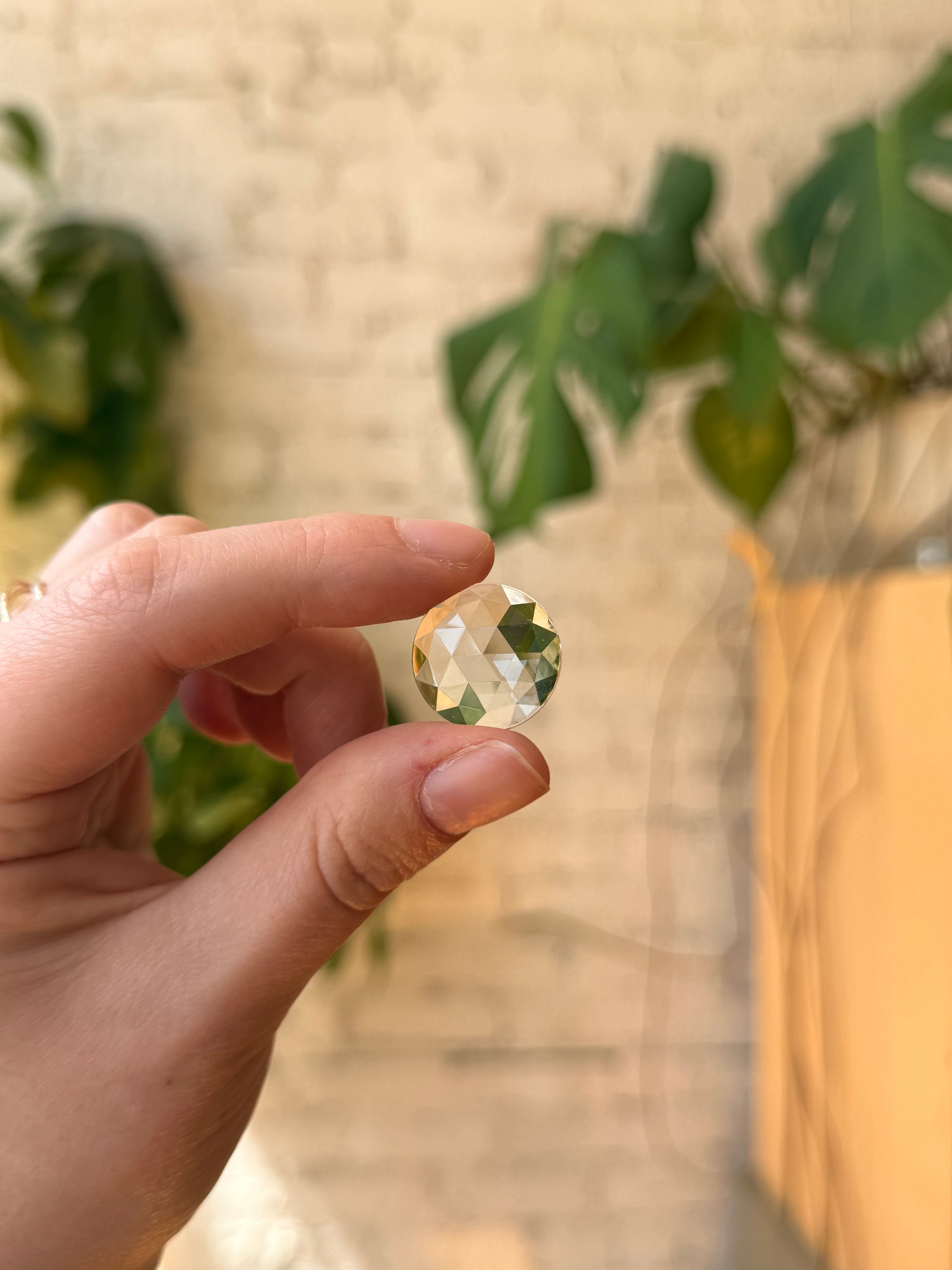Round Faceted Jewel (20mm)