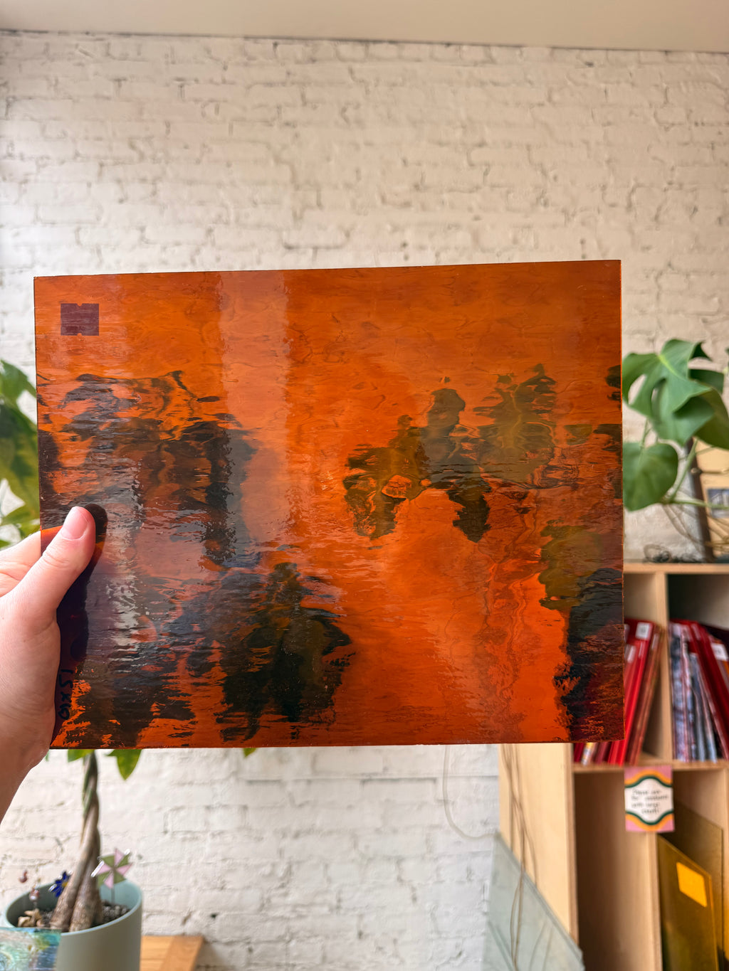 Oceanside Dark Orange Waterglass