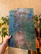 Kokomo Green Blue Pink Clear Wispy Ripple