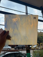 Vintage Kokomo Blue Light Amber White Wispy Opal