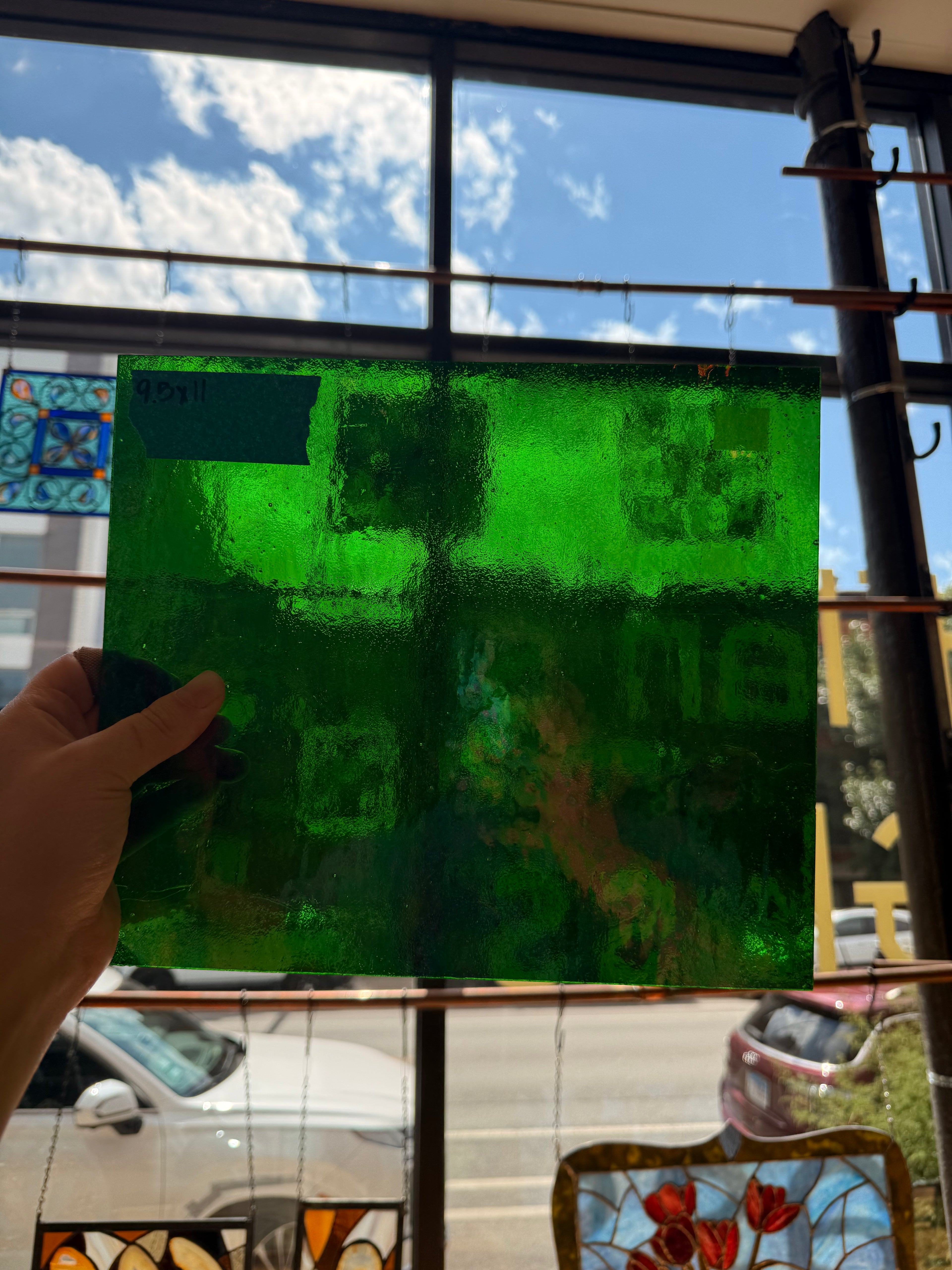 Wissmach Green Cathedral Irid
