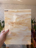 Vintage White and Light Amber Opal Wispy