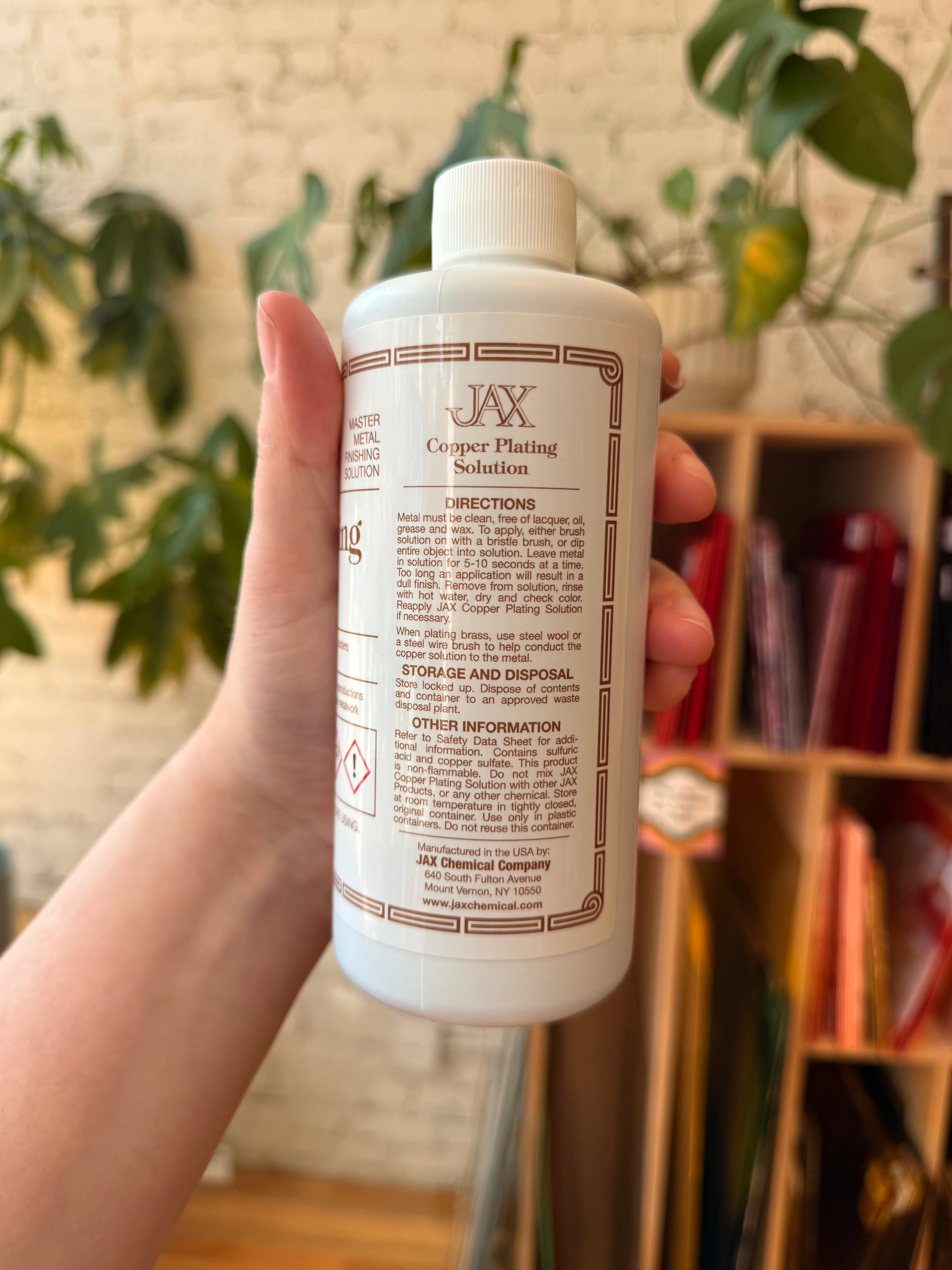 JAX Copper Plating Solution