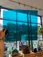 [#105] Wissmach Teal Blue Double Rolled