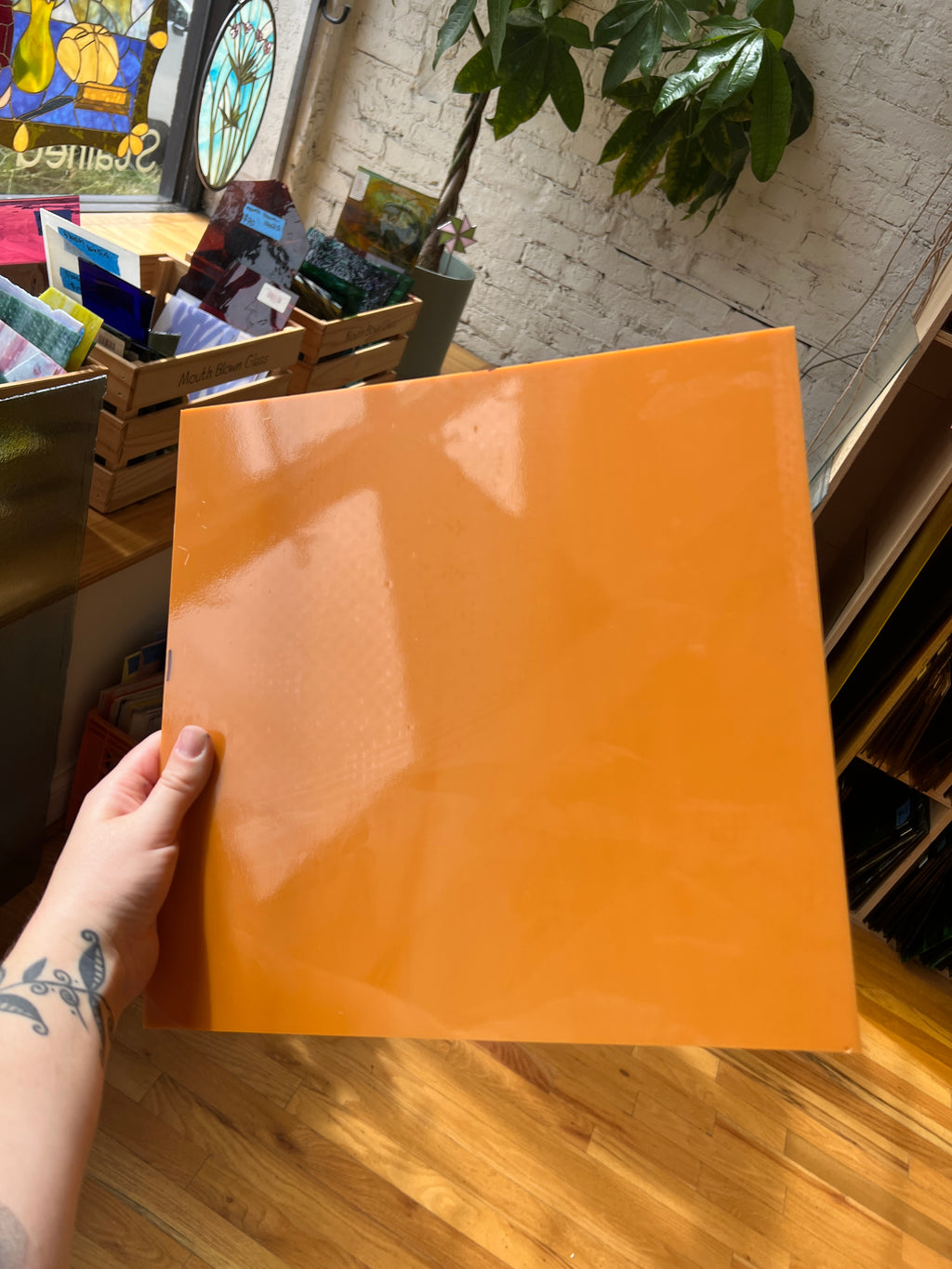 [#217] Oceanside Persimmon Fusible