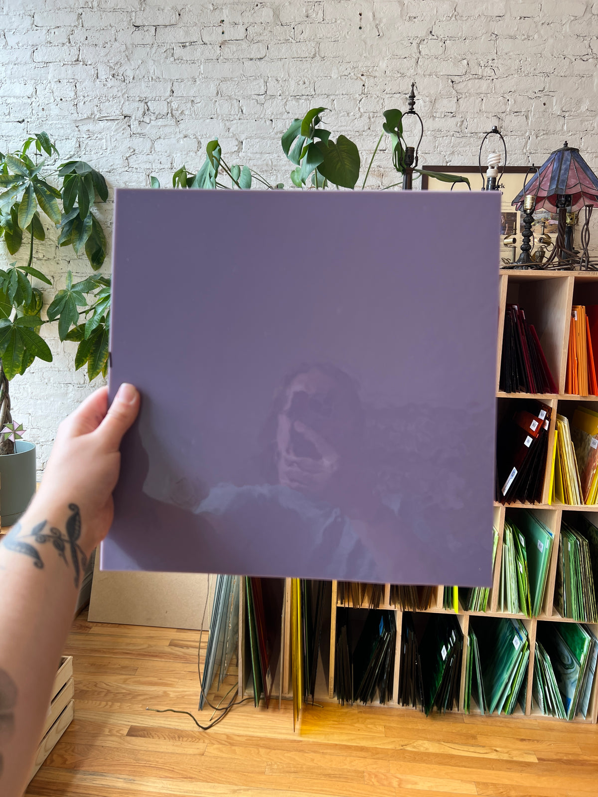 [#2120] Oceanside Lilac Opal Fusible