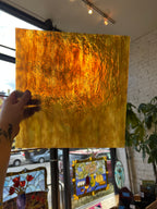 [#489] Youghiogheny Amber, Yellow & Cream Granite