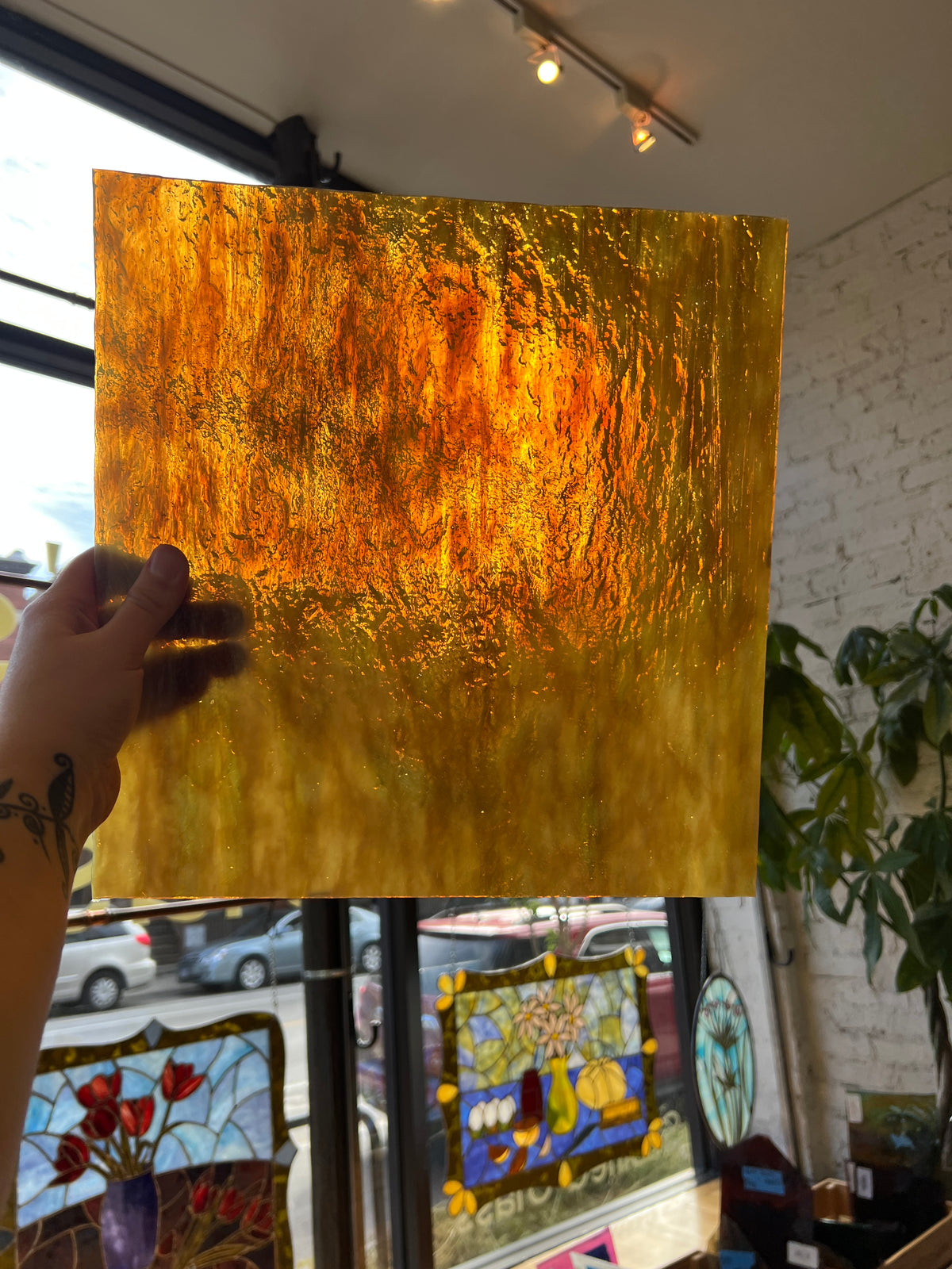 [#489] Youghiogheny Amber, Yellow & Cream Granite
