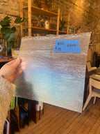 [#312] Bullseye Clear Reed Irid Fusible