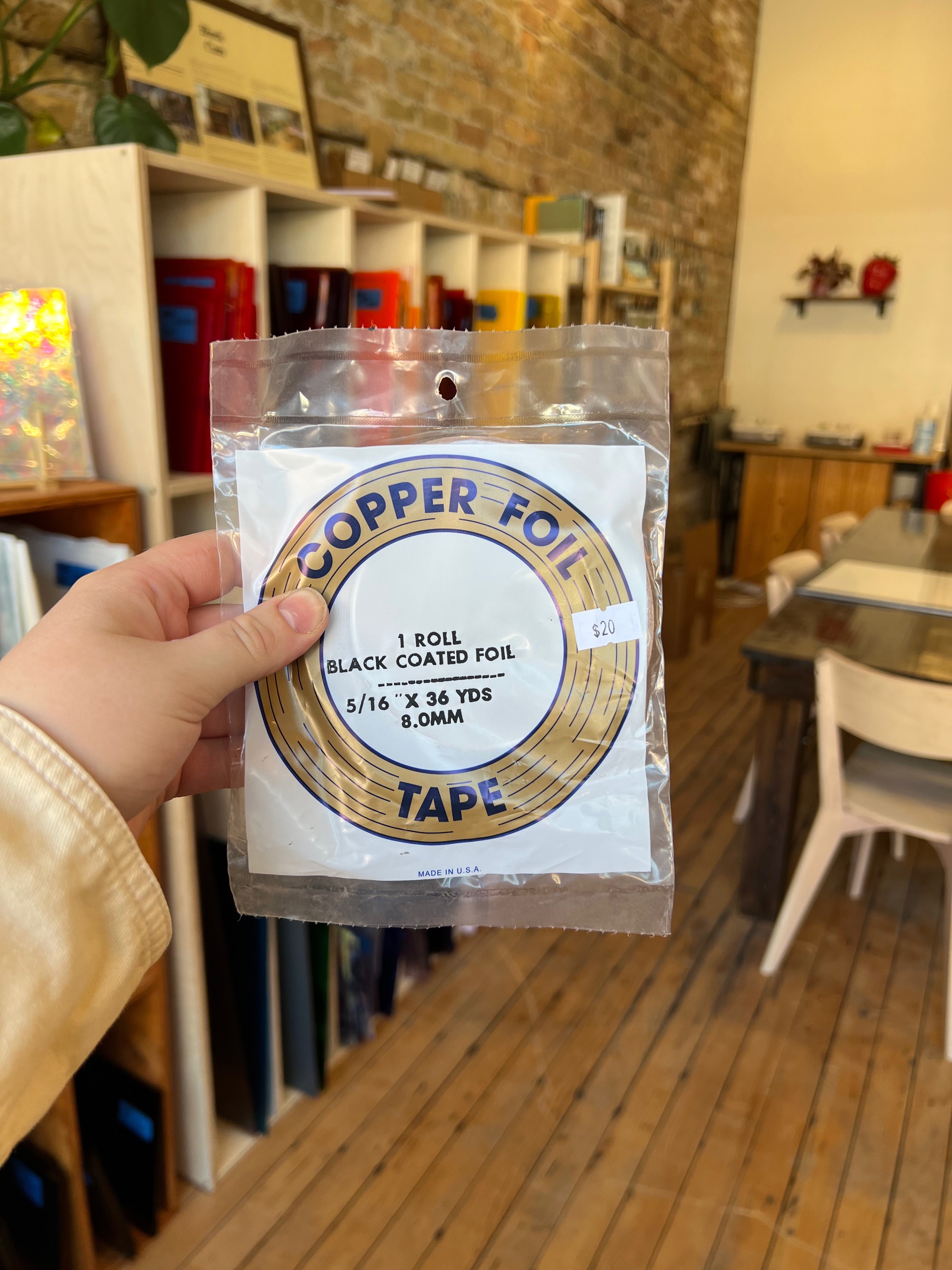 Copper Foil Tape (Black Backed)