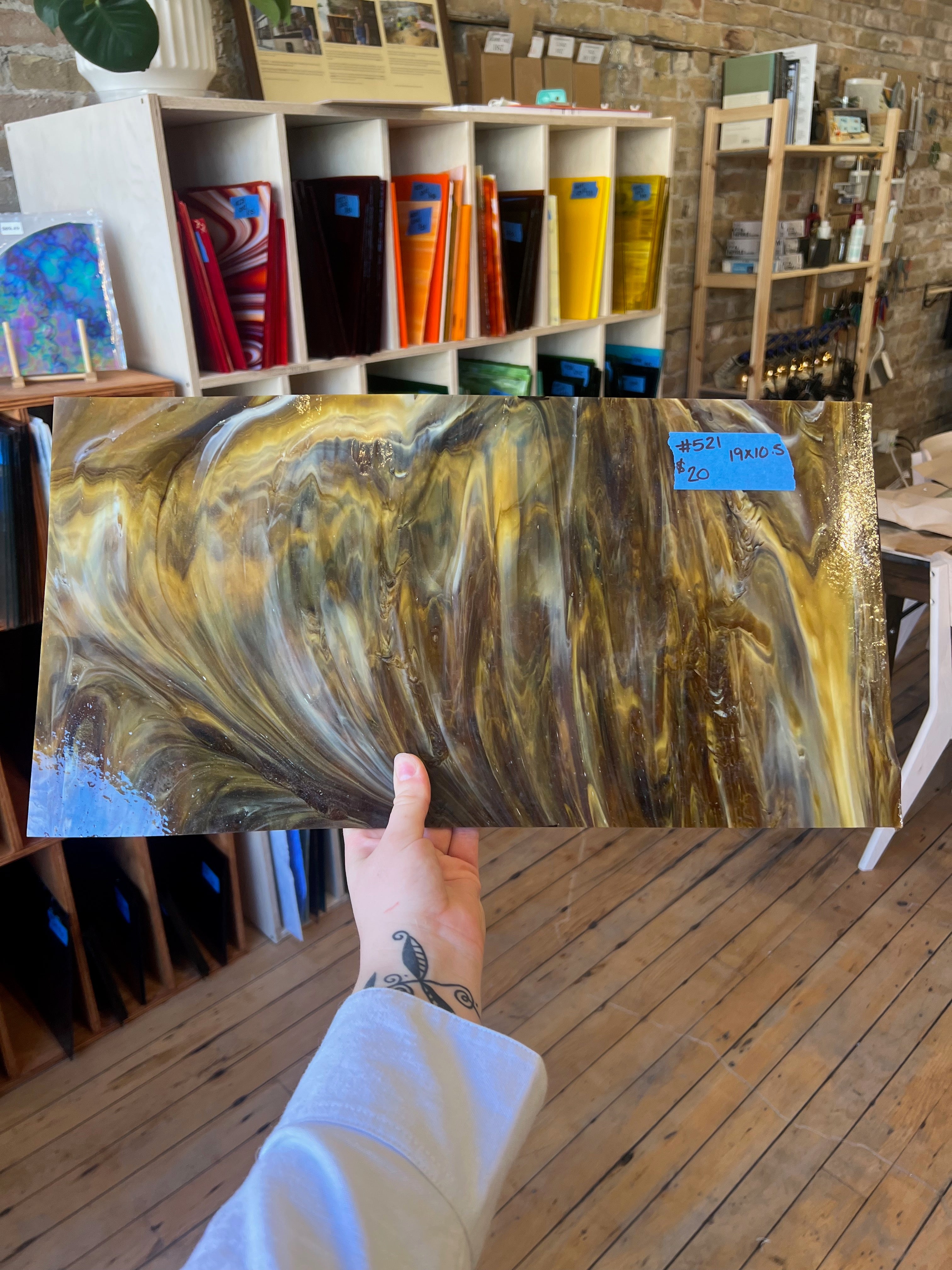 [#521] Lush Brown Opal Mix