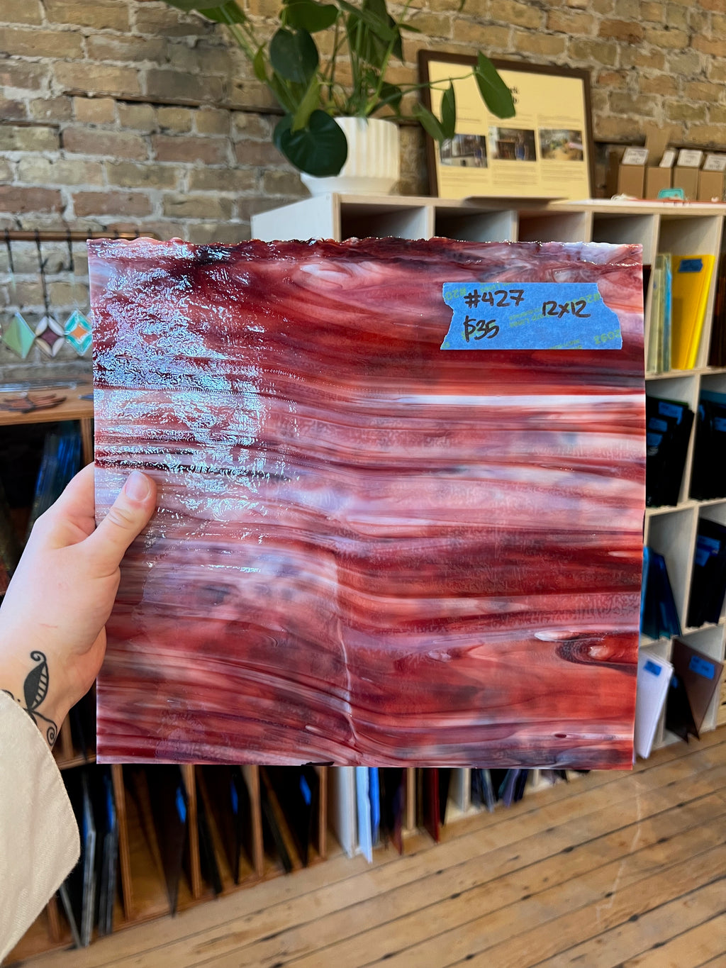 [#427] Youghiogheny Ice White, Copper Ruby, Bubblegum Pink