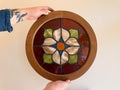 Leaded Chicago Floral Tile #1