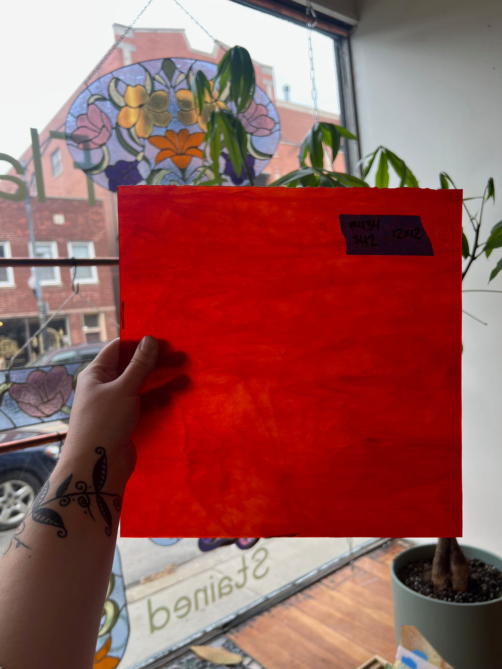 [#434] Youghiogheny Cherry Red Ice Stipple