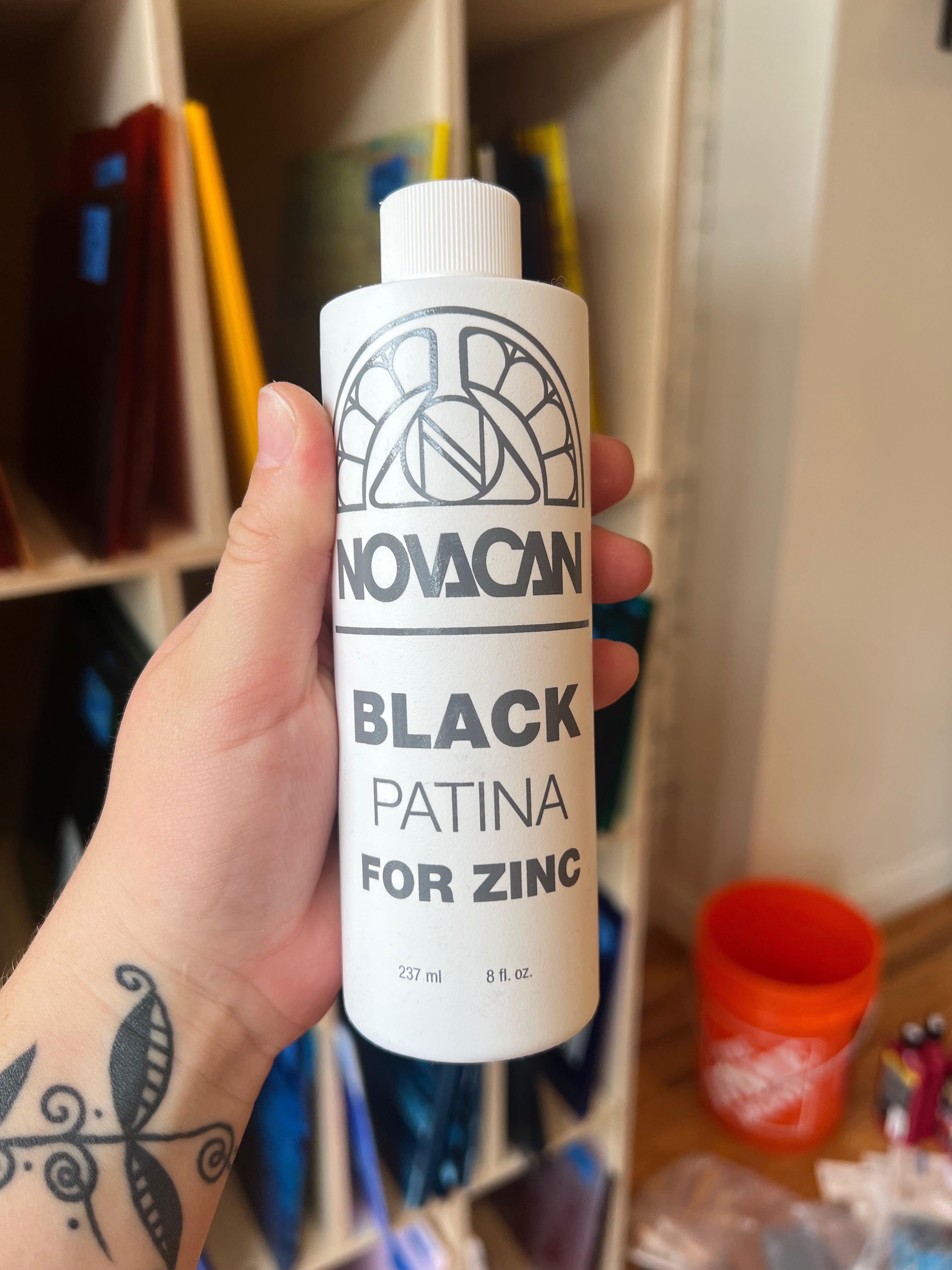 Black Patina for Zinc