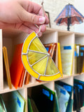 [July 7] Beginner 1 Stained Glass Class- Lemon
