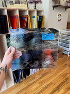 [#342] Bullseye Clear, Black Opal Fusible