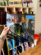 [#263] Oceanside Black/Clear Baroque