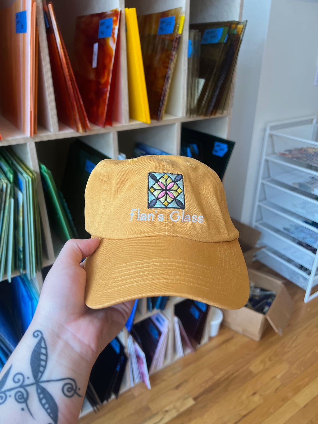 Flan's Glass Baseball Cap