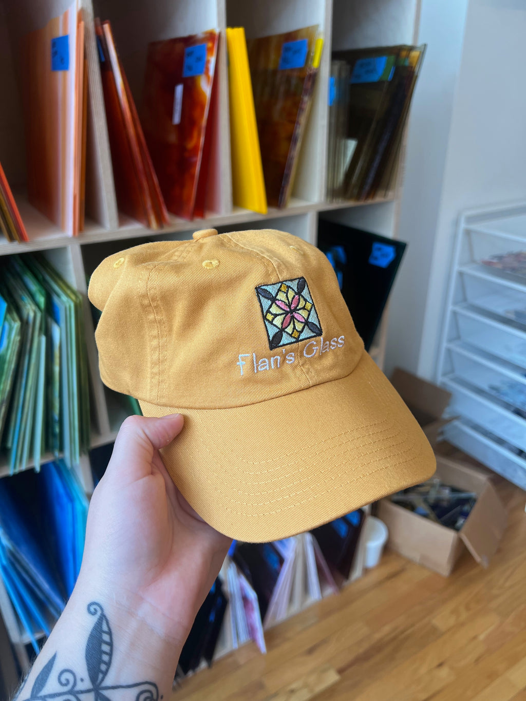 Flan's Glass Baseball Cap