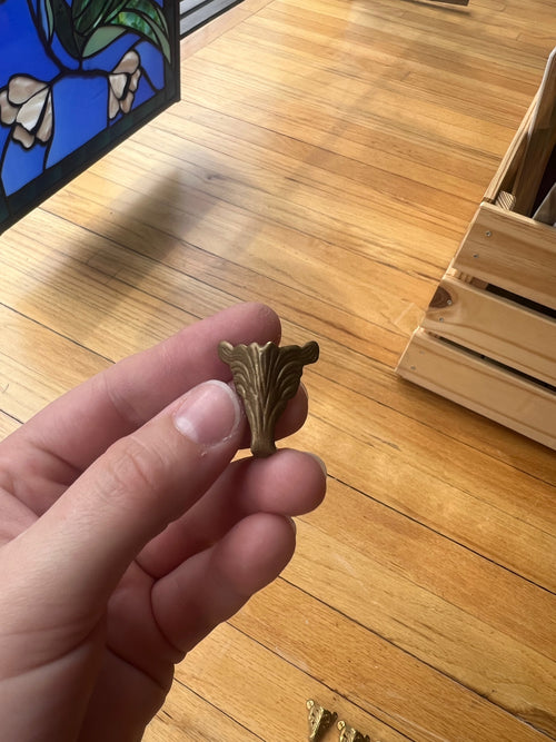 Brass Box Feet – Flan's Glass