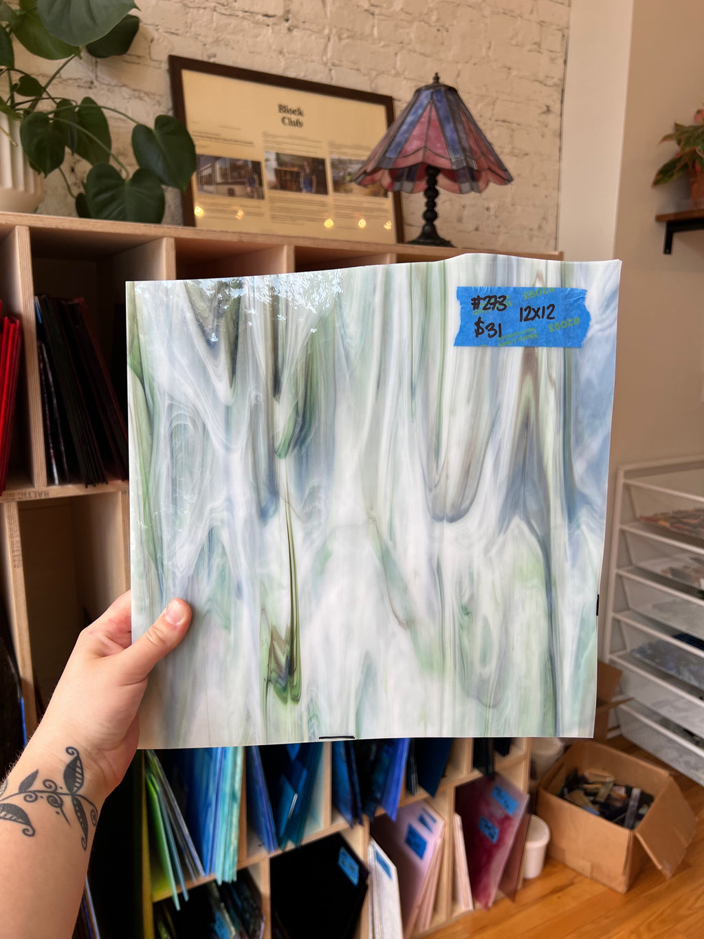 [#273] Oceanside Compatible RainForest Pearl Opal