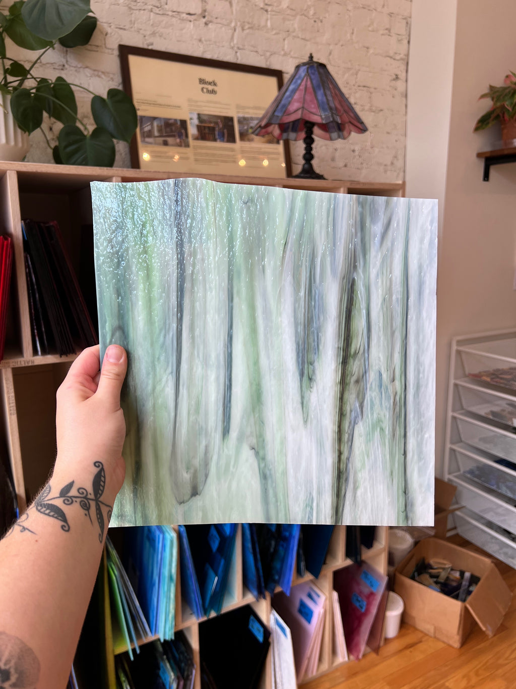 [#273] Oceanside Compatible RainForest Pearl Opal