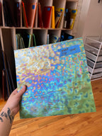 [#447] Youghiogheny White, Green Combo Irid