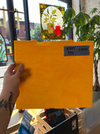 [#348] Bullseye Pumpkin Orange Opal Striker