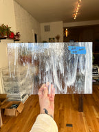 [#141] Wissmach Clear w White Wisps