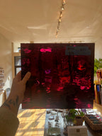 [#294] Oceanside Deep Purple Waterglass